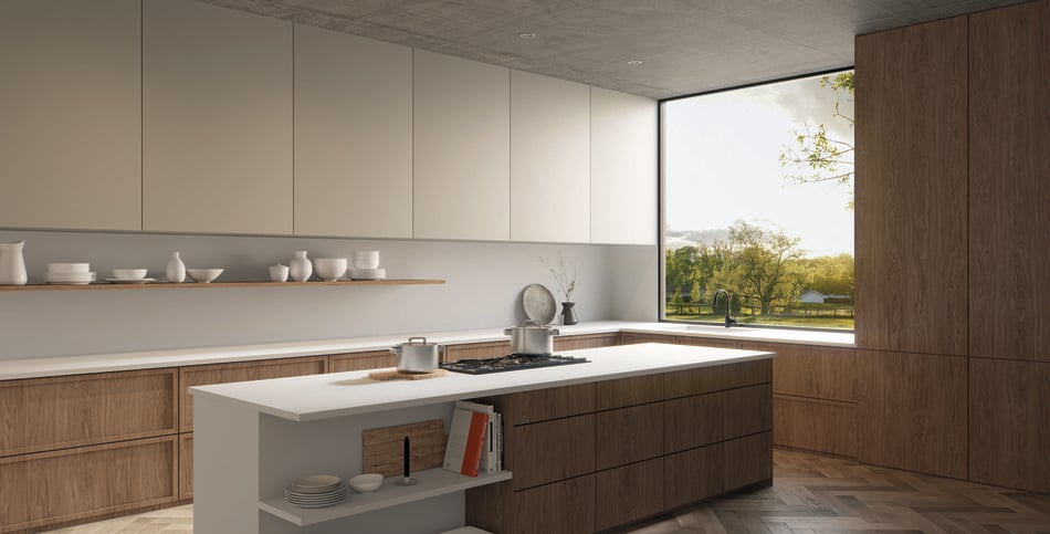 How to style your kitchen with a white porcelain worktop
